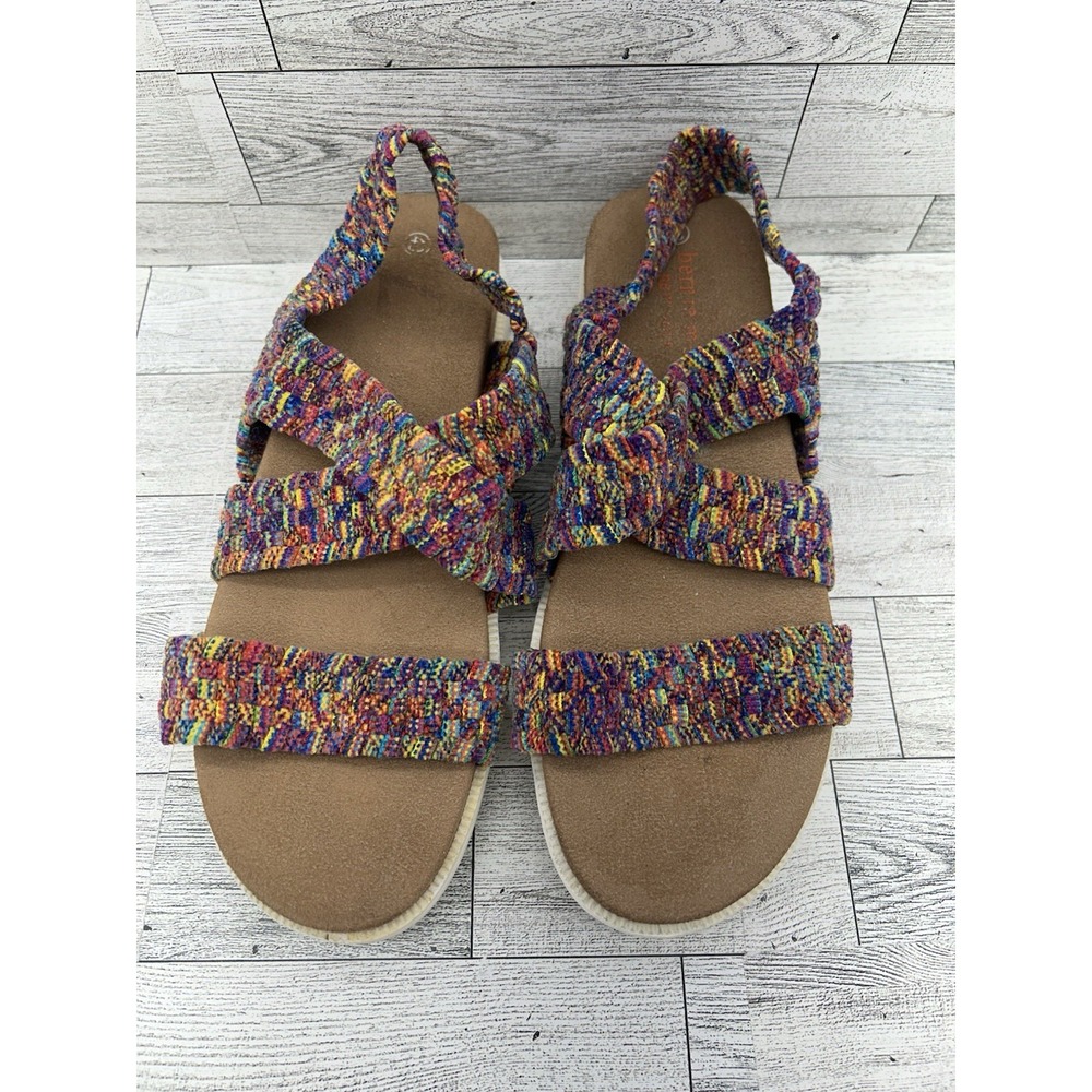 Bernie Mev. New York Sandals Soft Straps Rainbow Women's Sz 40‎ US 10 - Picture 10 of 11